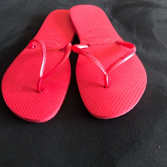 NEW PINK HAVAIANAS FLIP FLOPS - Picture 5 of 8
